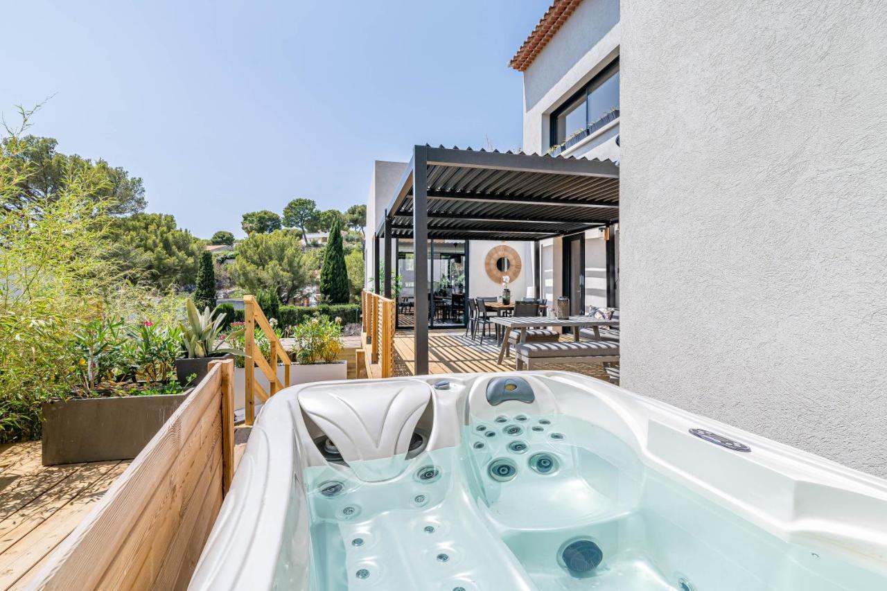 Maison Osmoz Port Pin - Jacuzzi, Clim Par Dodo A Cassis Lejlighed Eksteriør billede